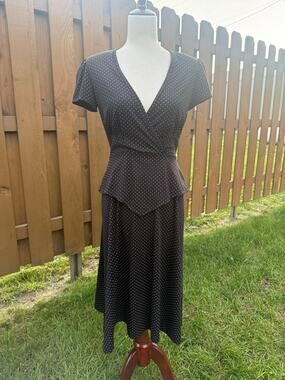 Vintage Terri Juniors of California Polka Dot Dress